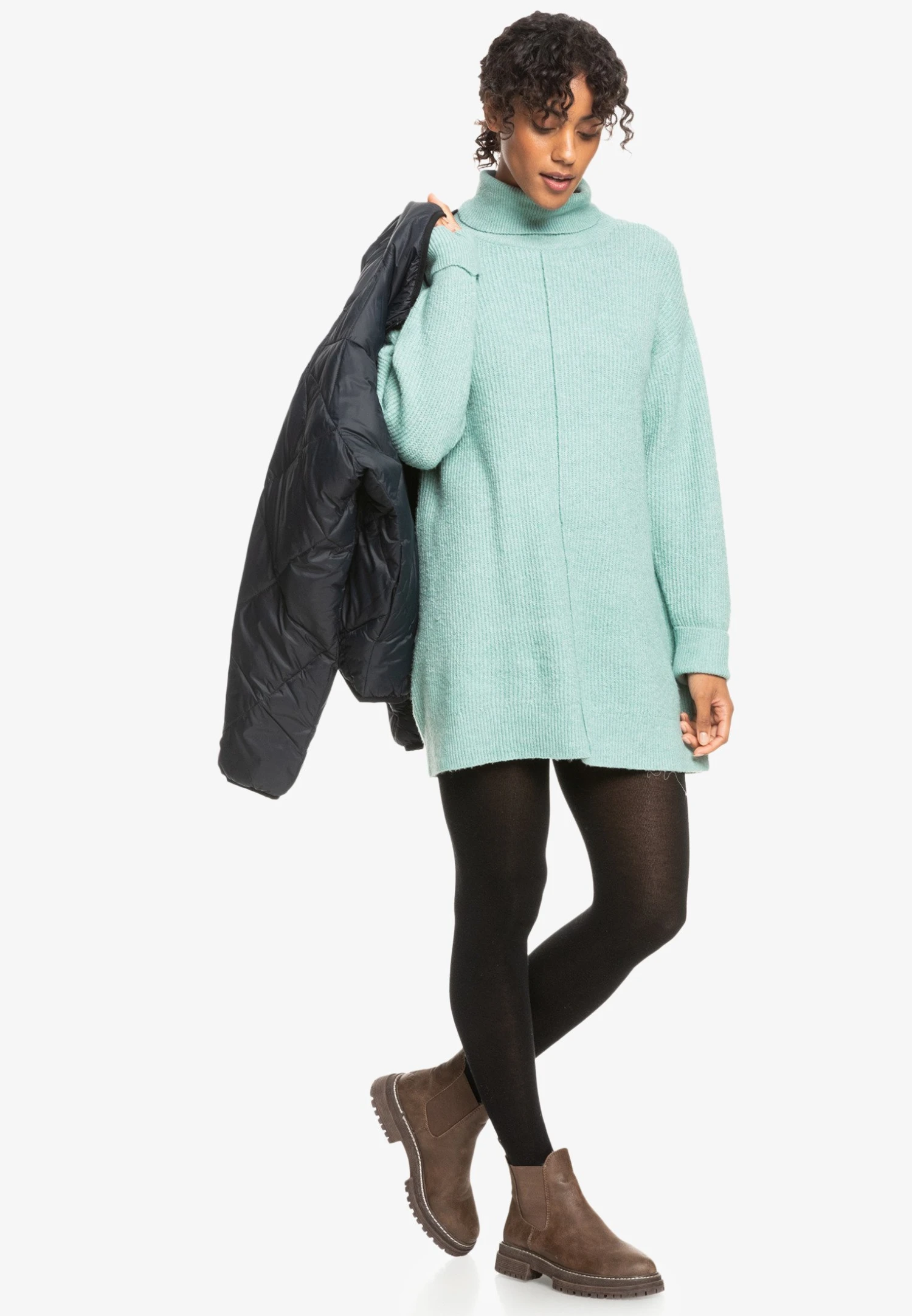 Roxy Hawaiian Summer- Gebreide Jurk - Blue 4 Roxy Hawaiian Summer- Gebreide Jurk - Blue - Afbeelding 2