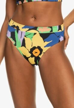 Roxy Mit Mittlerer Bedeckung Für - Bikinibroekje - Anthracite Flower Jammin