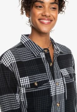 Roxy Let It Go Langärmliges- Overhemdblouse - Anthracite -Roxy Verkoopwinkel d9a6abd6a35c4e1caee9b7ac06f0c8df