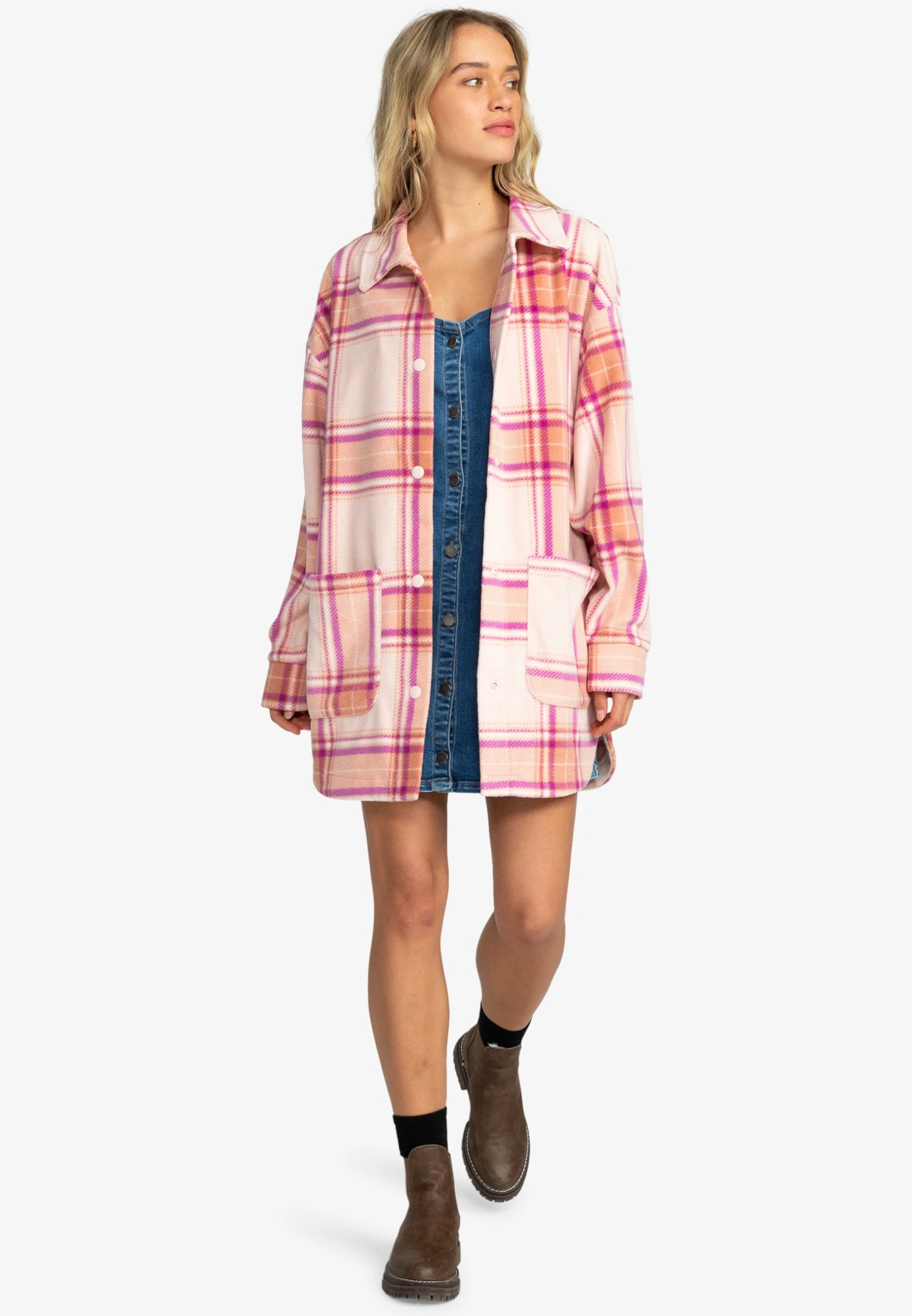 Roxy Ring Tone Polar - Overhemdblouse - Orange 4 Roxy Ring Tone Polar - Overhemdblouse - Orange - Afbeelding 2