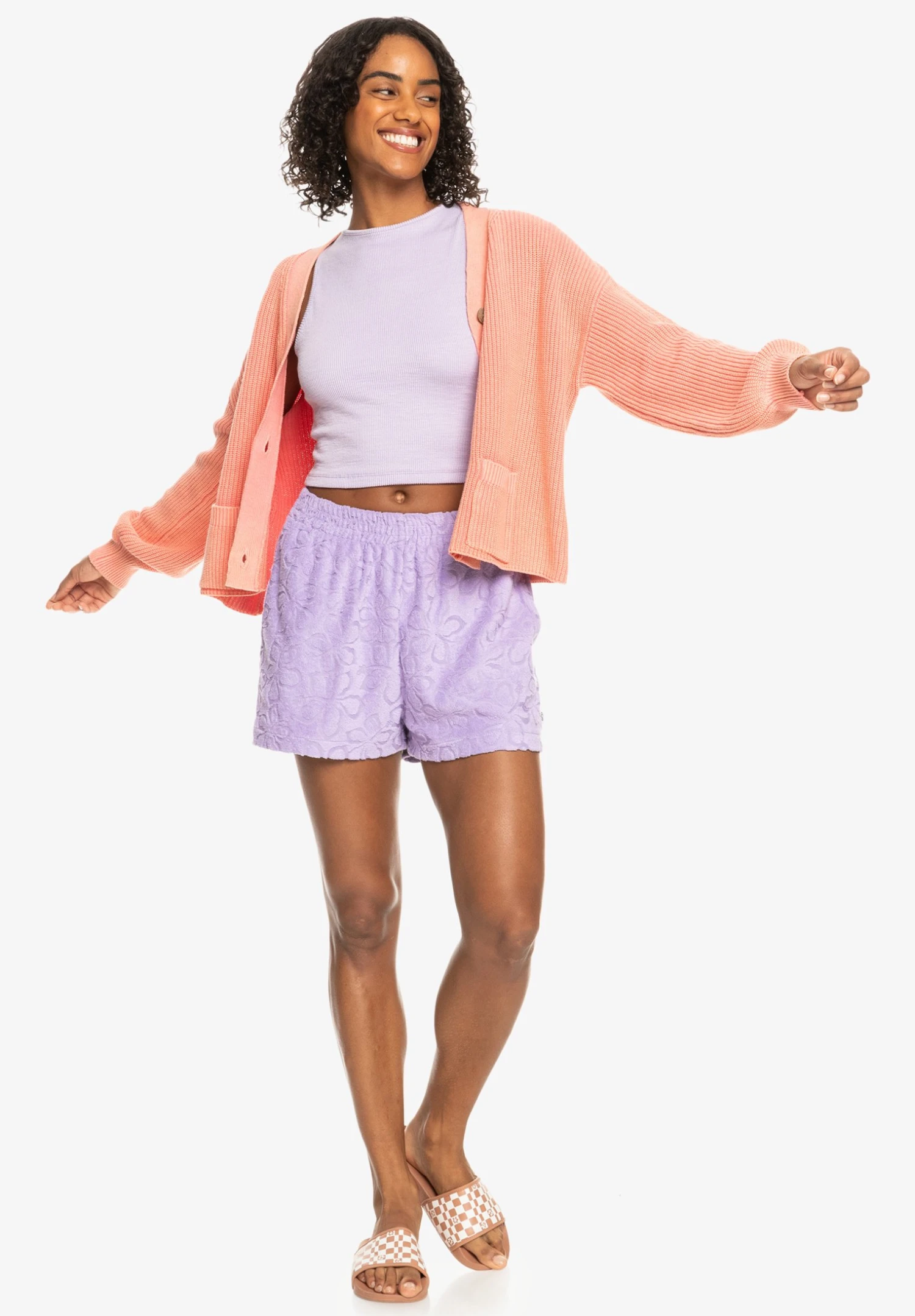 Roxy Coastal Relax - Vest - Papaya Punch 4 Roxy Coastal Relax - Vest - Papaya Punch - Afbeelding 2