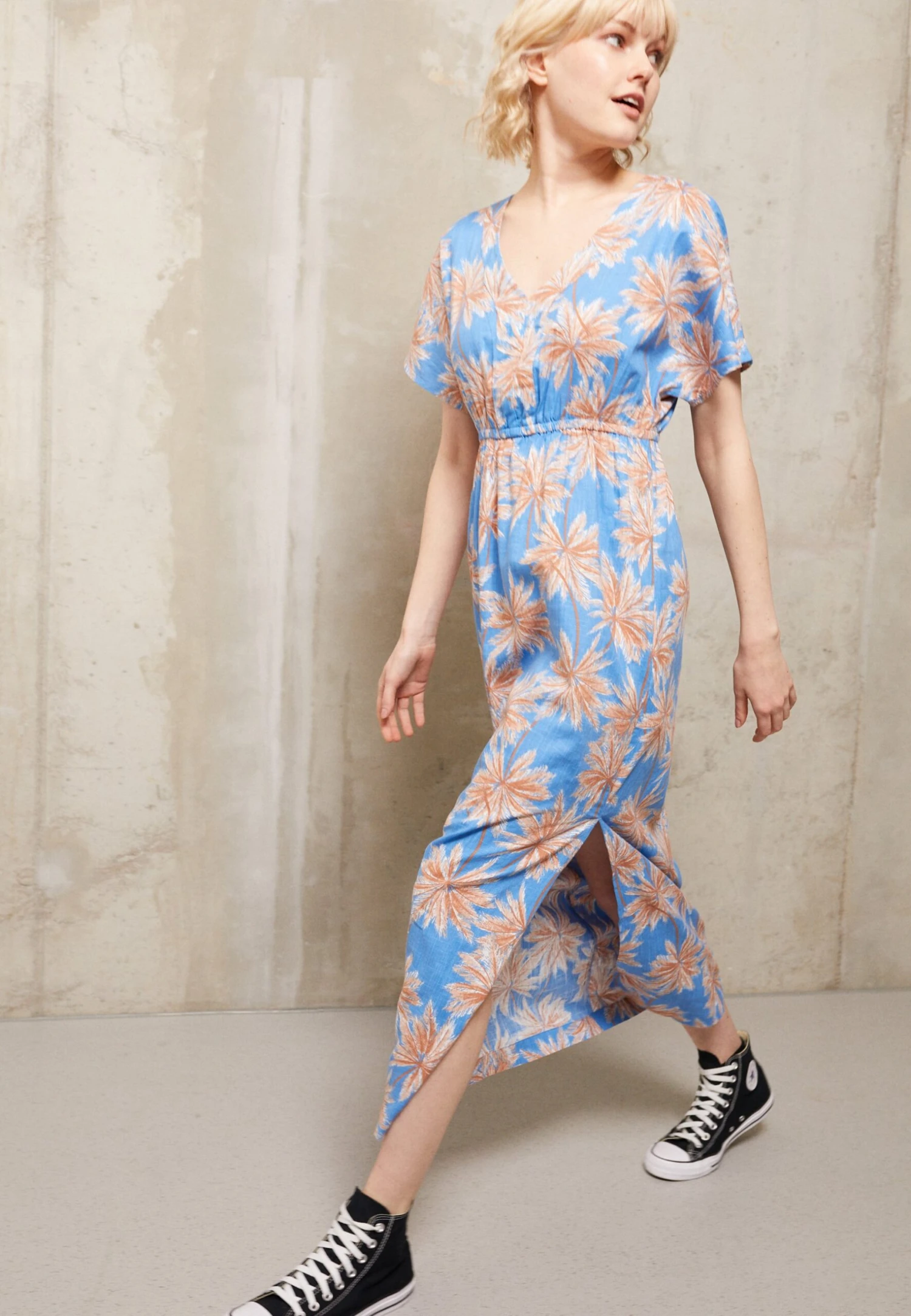 Roxy Dynamite Girl Again - Maxi-Jurk - Azure Blue 5 Roxy Dynamite Girl Again - Maxi-Jurk - Azure Blue - Afbeelding 3