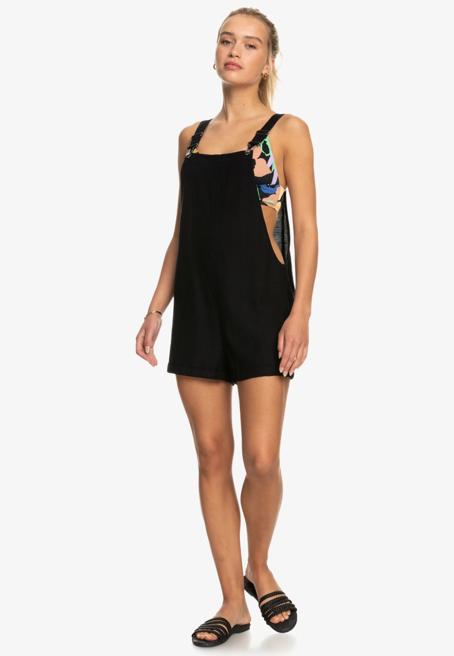 Roxy Silver Sky Again- Tuinbroek - Anthracite 4 Roxy Silver Sky Again- Tuinbroek - Anthracite - Afbeelding 2