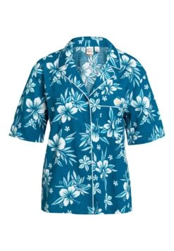 Roxy Life Button Up Mai Tai-Kurzärmliges Für - Overhemdblouse - Blue -Roxy Verkoopwinkel eae5f10972f94e12830964d7679dad80