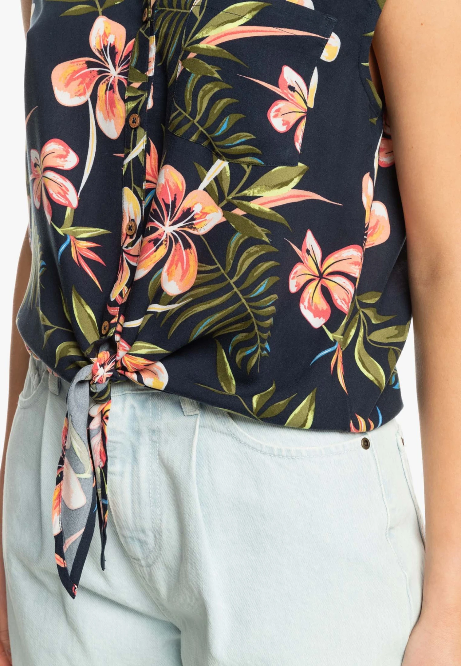 Roxy Tropical View Ärmelloses- Top - Mood Indigo Tropical Depht 7 Roxy Tropical View Ärmelloses- Top - Mood Indigo Tropical Depht - Afbeelding 5