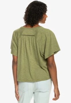 Roxy Time On My Side - Kurzärmliges - T-Shirt Print - Loden Green -Roxy Verkoopwinkel f058aae78854484b8665e32138201c75