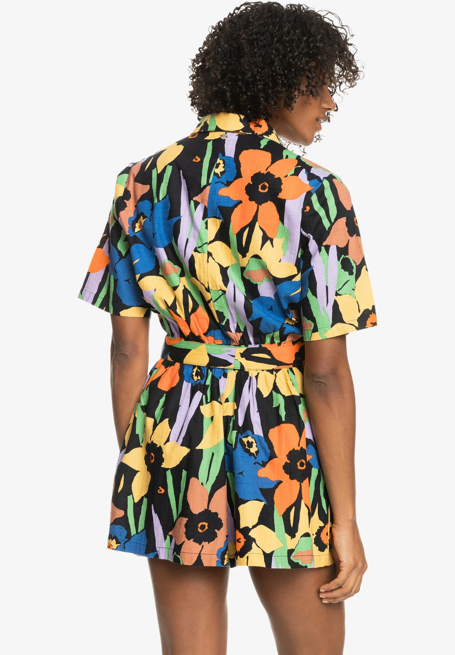 Roxy Real Yesterday - Jumpsuit - Anthracite Flower Jammin 5 Roxy Real Yesterday - Jumpsuit - Anthracite Flower Jammin - Afbeelding 3