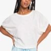 Roxy Lay It On The Line - T-Shirt Basic - Snow White