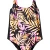 Roxy Active - Badpak - Anthracite Zebra Jungle -Roxy Verkoopwinkel f83ec11a621b420d87d45f6d2df23beb