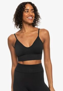 Roxy Chill Out Seamless Strappy- Sport-Bh Met Medium Support - Anthracite