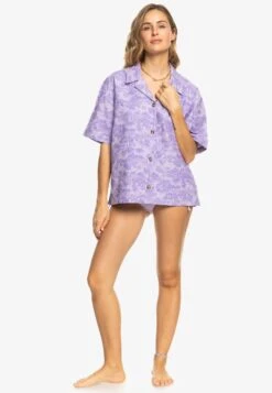Roxy Overhemdblouse - Purple Rose Surf Friends -Roxy Verkoopwinkel fa9c601507da48d1a961b74a6eff2dd4