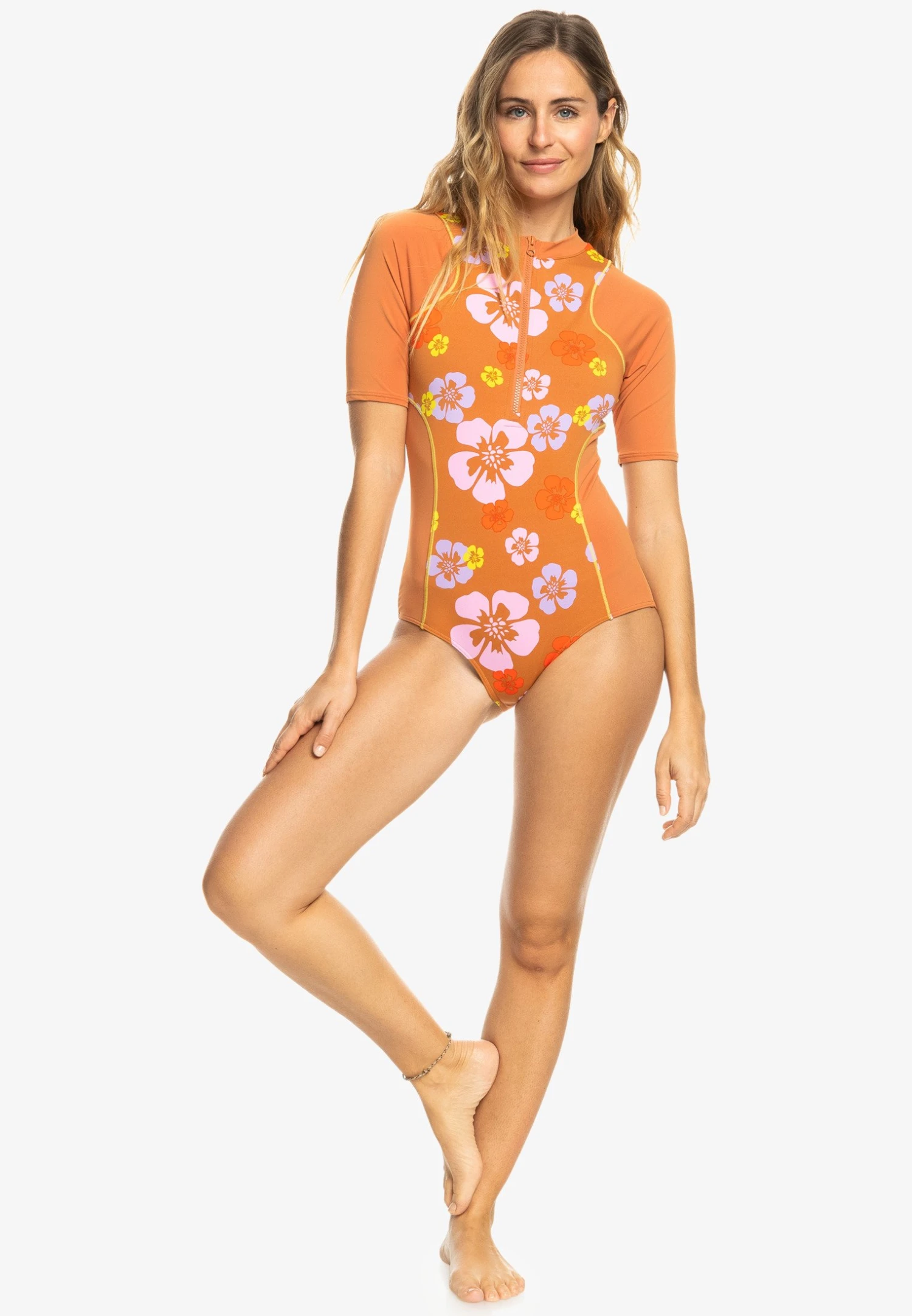 Roxy Surf Kind Kate 3/4 Ss Onesie - Badpak - Sunburn Positivity Paradise 4 Roxy Surf Kind Kate 3/4 Ss Onesie - Badpak - Sunburn Positivity Paradise - Afbeelding 2